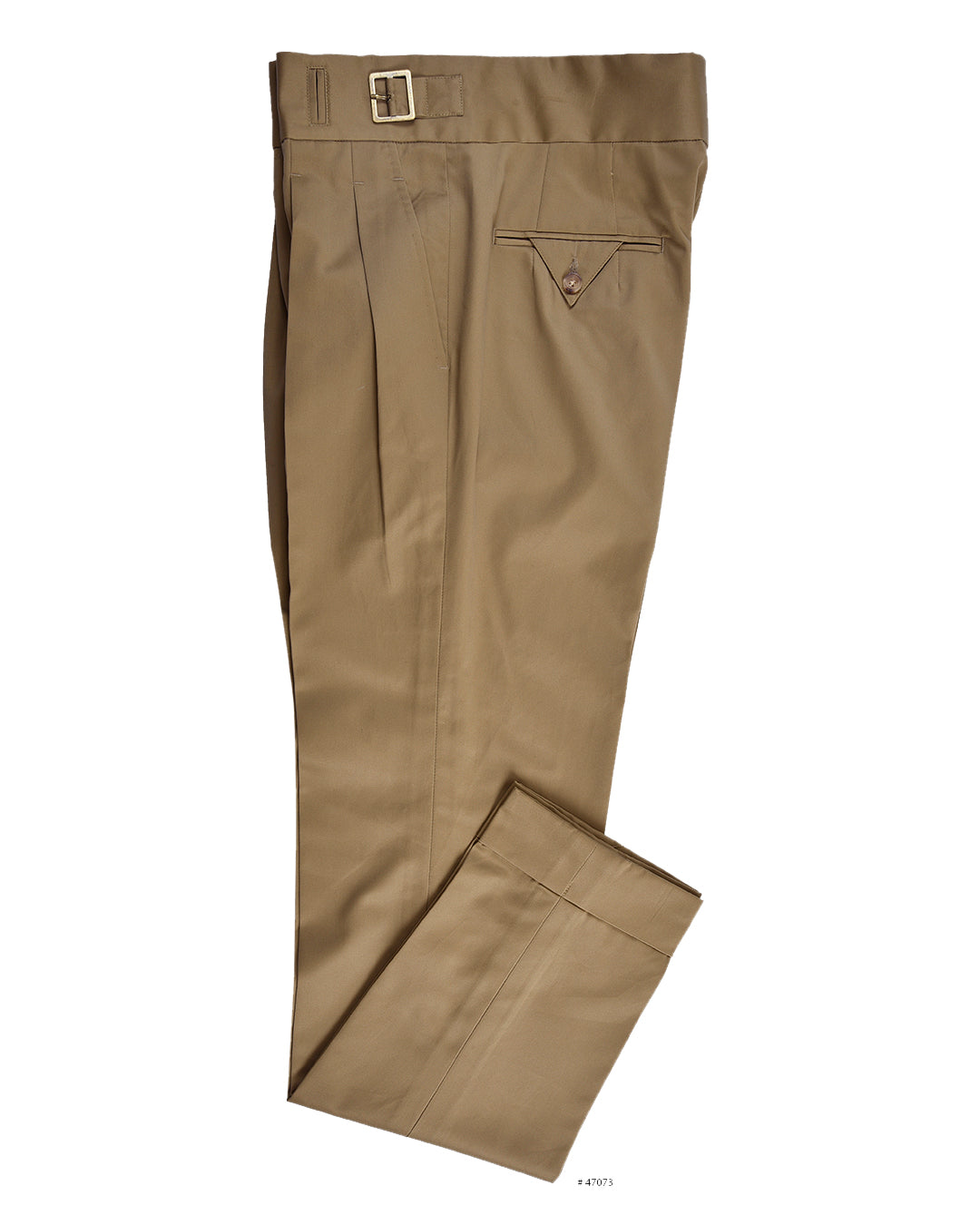 Gurkha Pant in Cotton Twill: Sand Fossil Beige