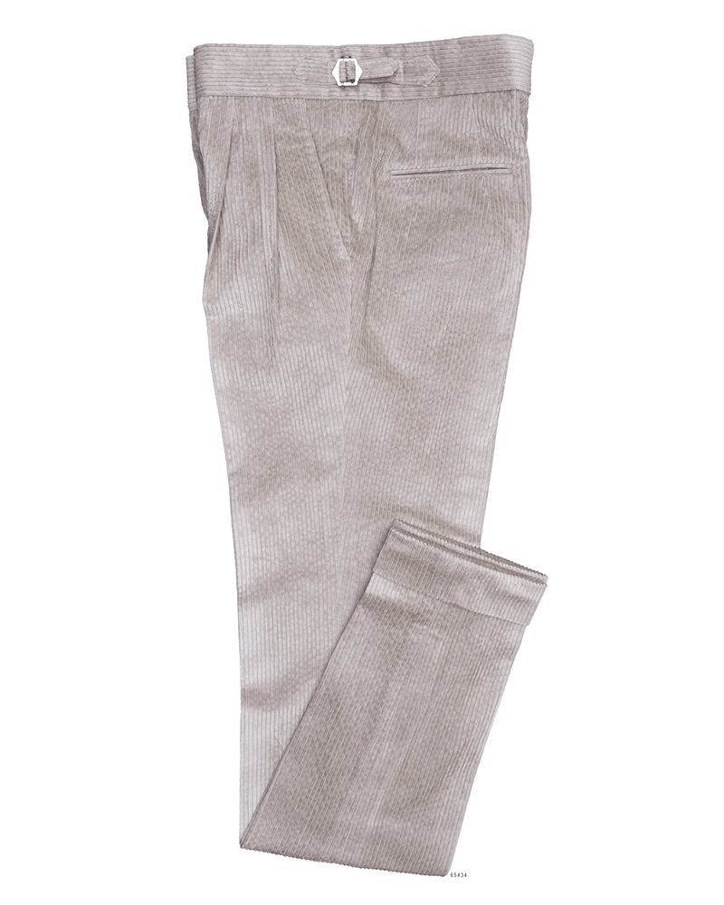 Modrone Corduroy Seersucker Beige - 8 Wale