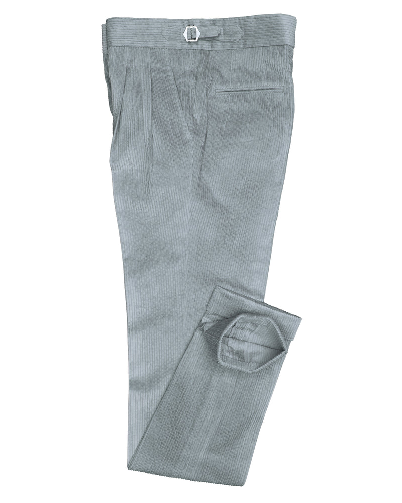Modrone Corduroy Seersucker Light Green -8 Wale