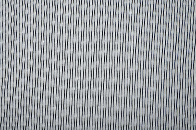 Black on White Pin Stripes