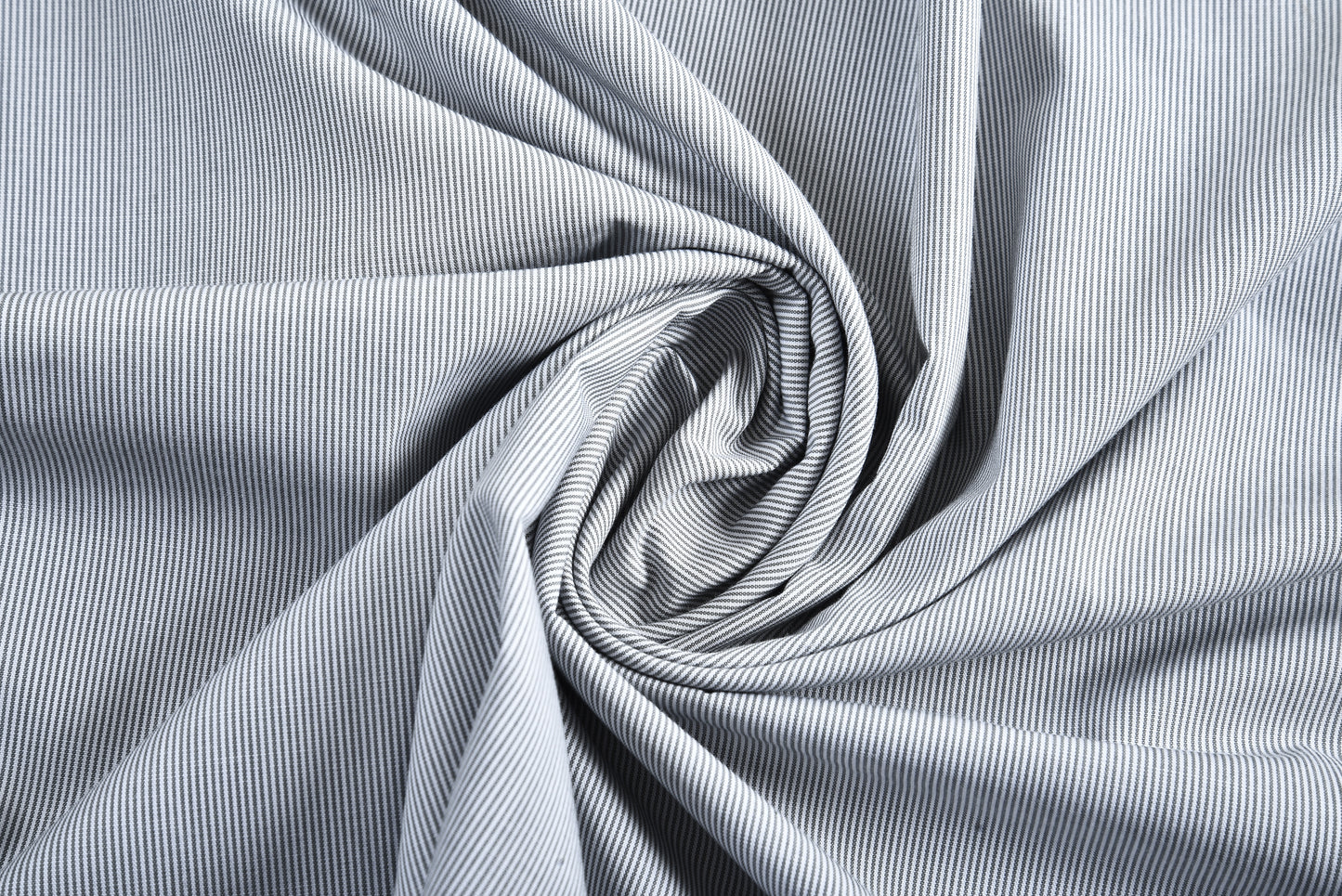 Grey Pinstripes Dress Shirt