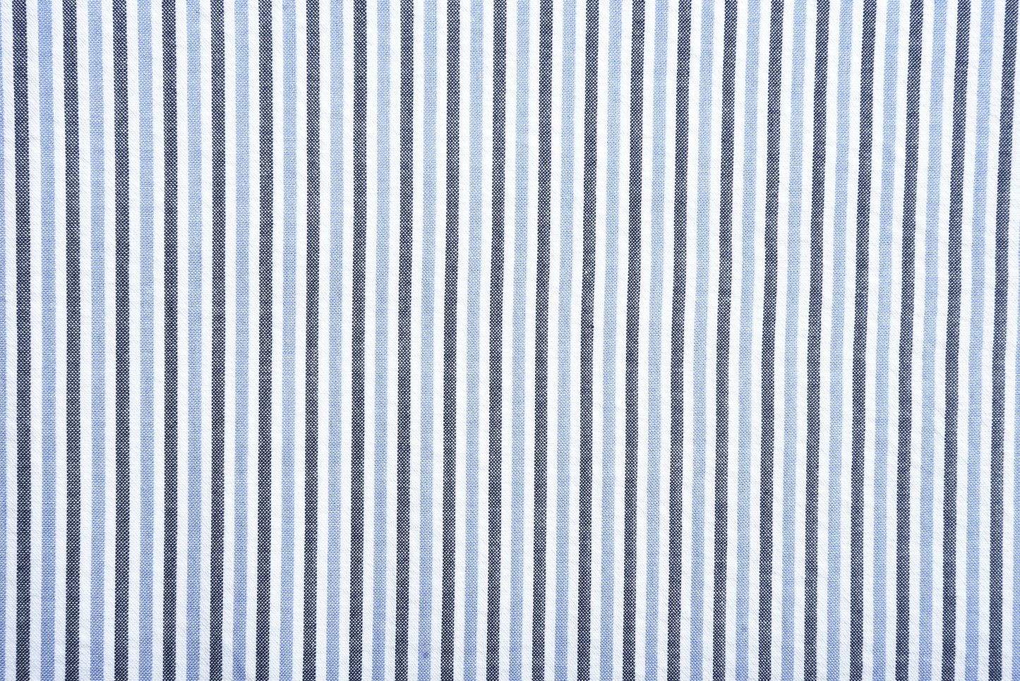 Dark Blue With Black Stripes On White Shirt
