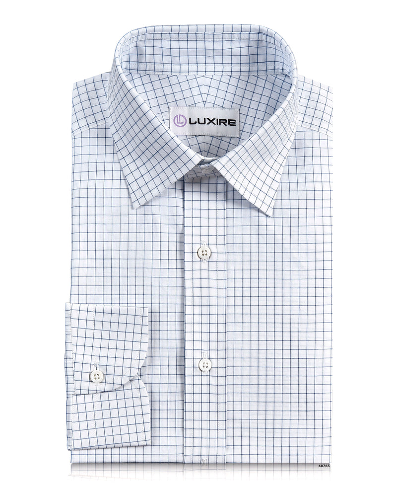 Navy White Checks