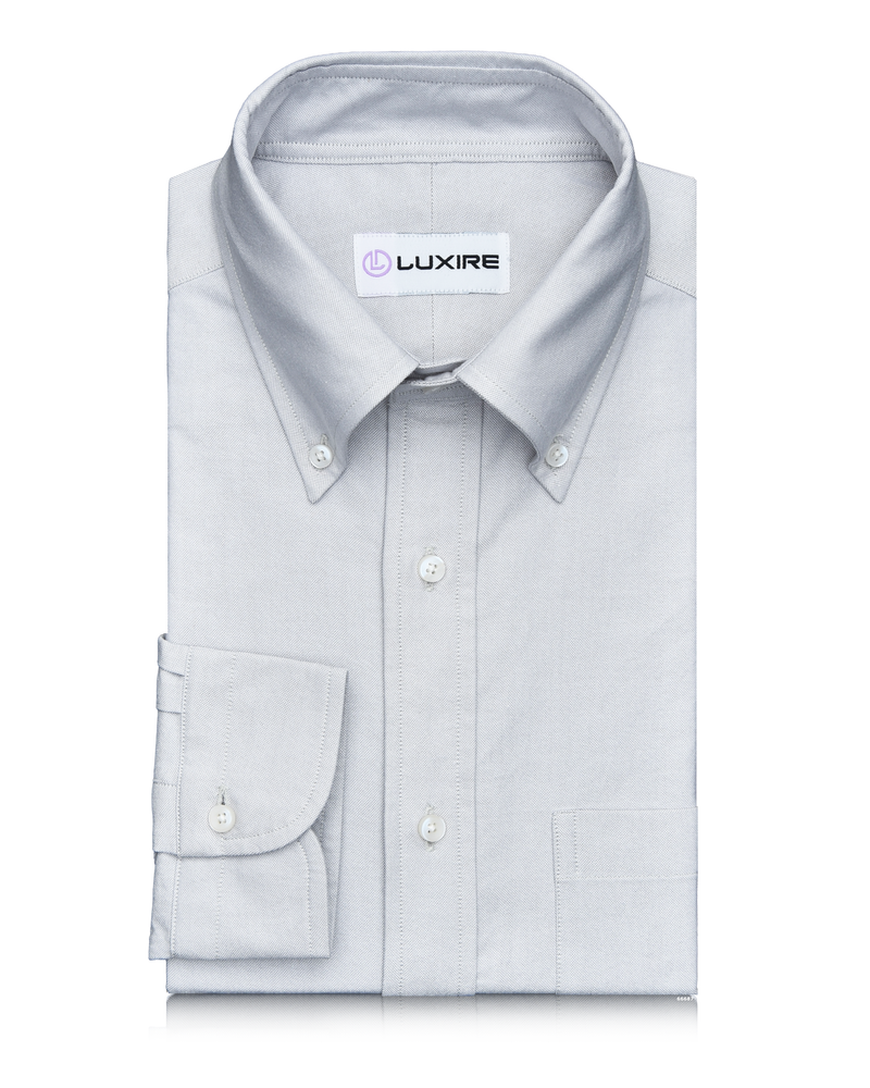 Pale Grey Oxford Shirt
