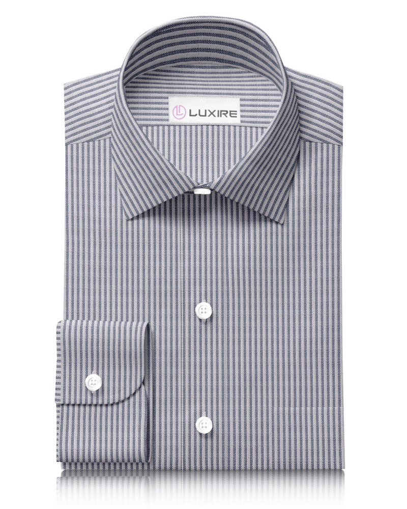 Blue White Stripes Linen