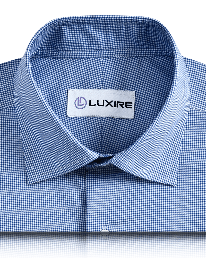 Blue Micro Checks