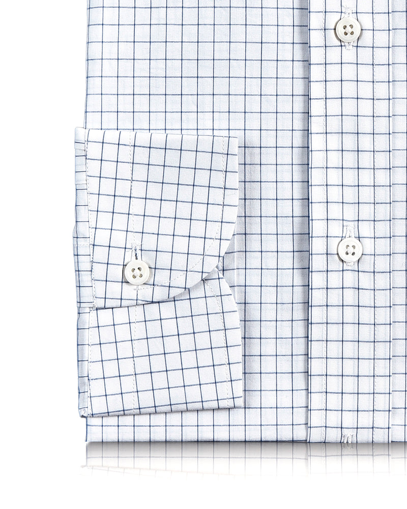 Navy White Checks