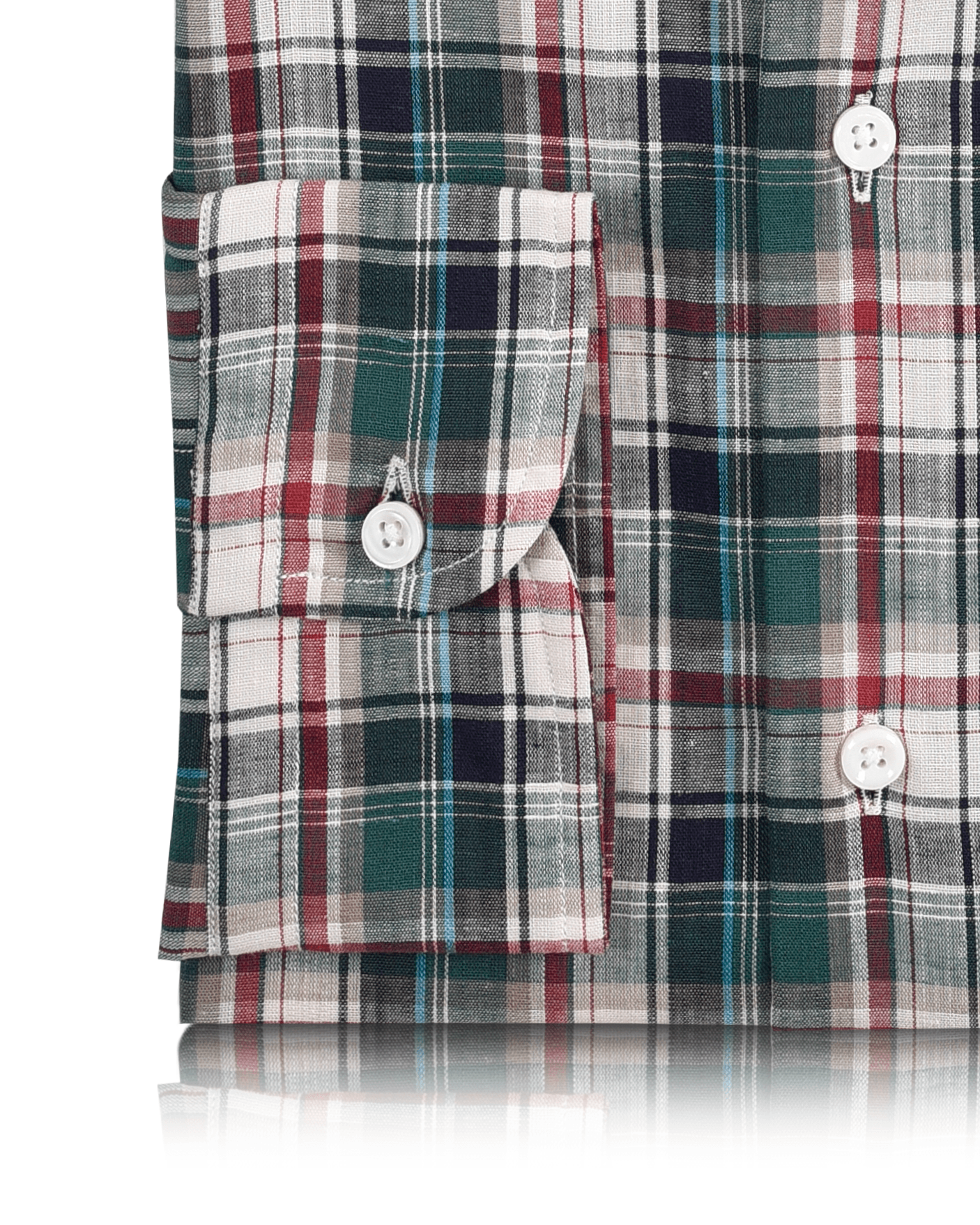 Summer: Red Green Navy White Madras
