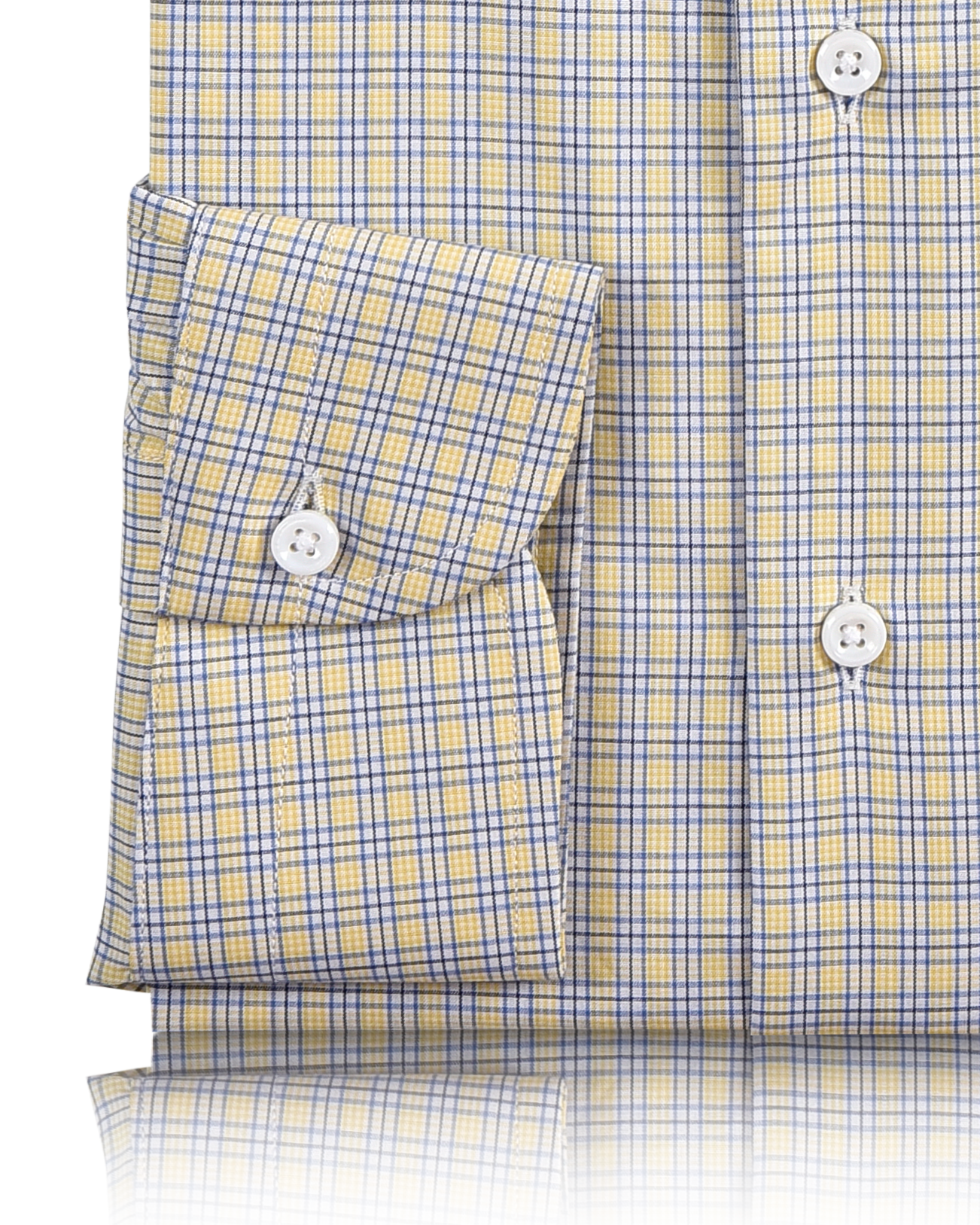 Yellow Blue Tattersall Shirt