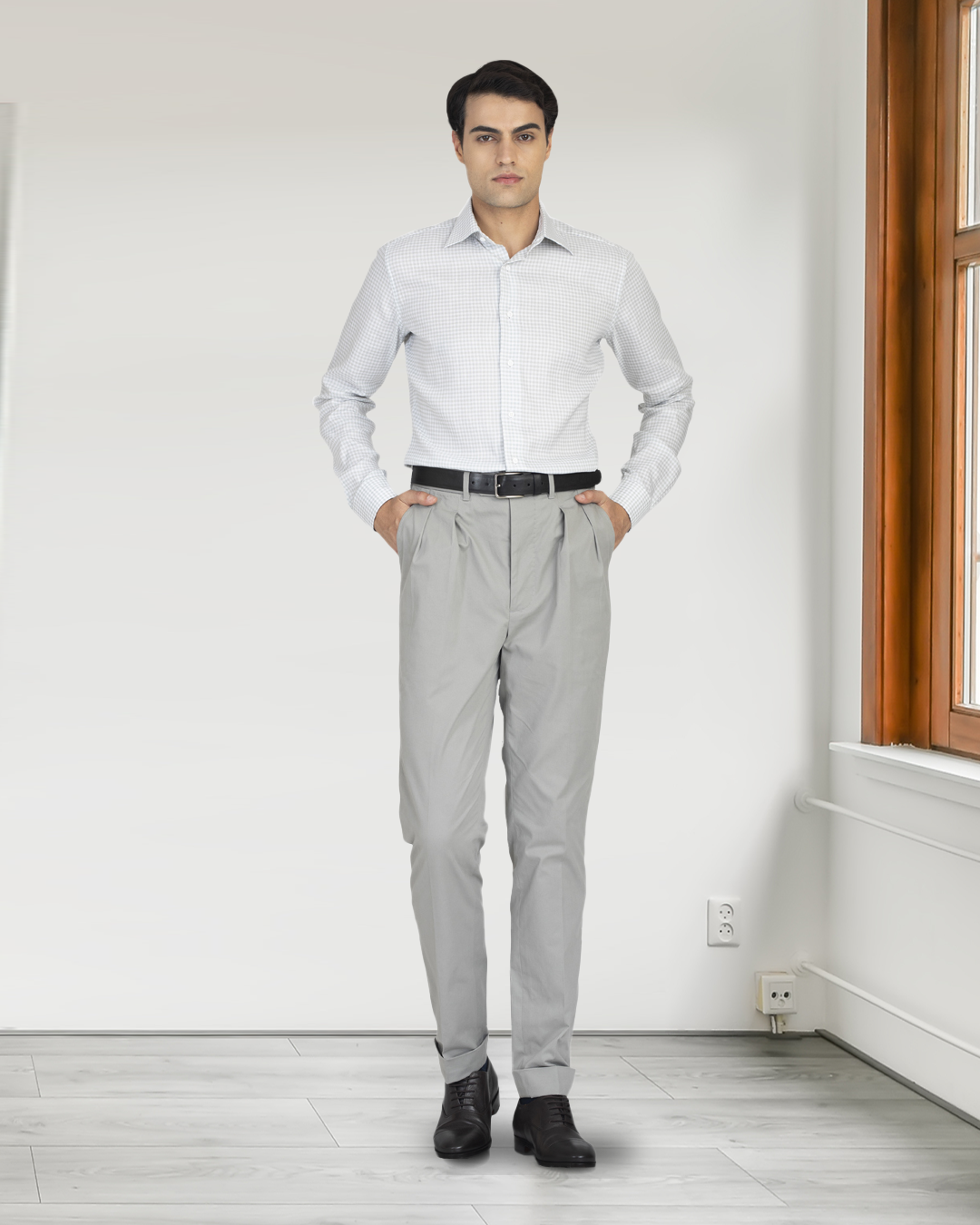 Grey Wool Flannel Dress Pant – Luxire Custom Clothing