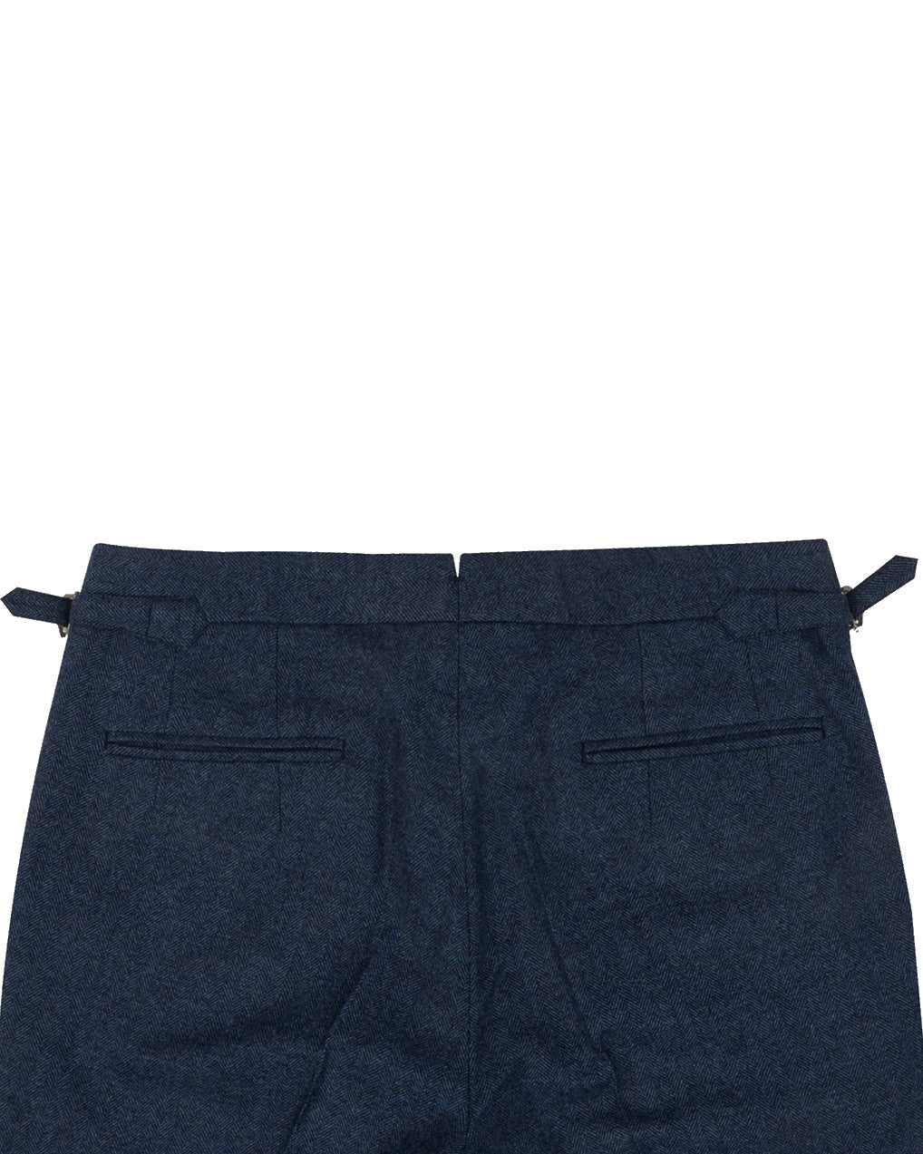 EThomas Prussian Blue Harringbone