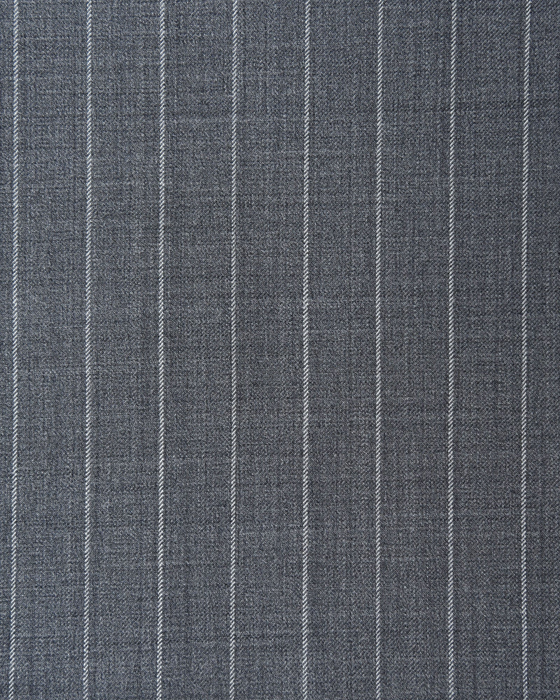 Grey Wool Pinstripes Pant