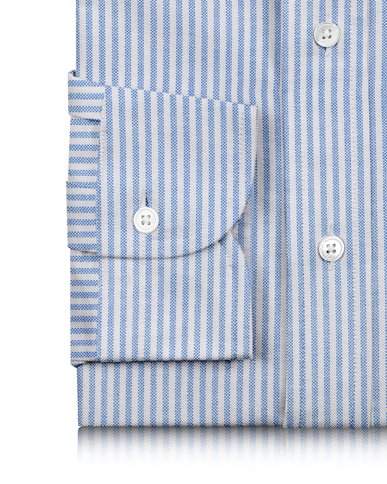 Sky Blue Candy Stripes Oxford