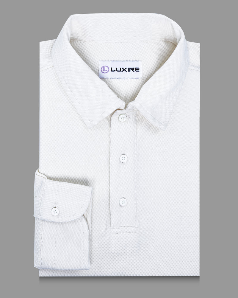 Aria White Polo