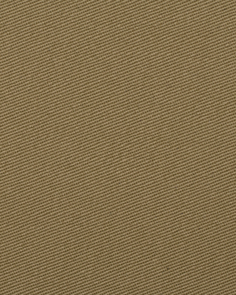 Close up view of custom Genoa Chino pants for men by Luxire in light copper