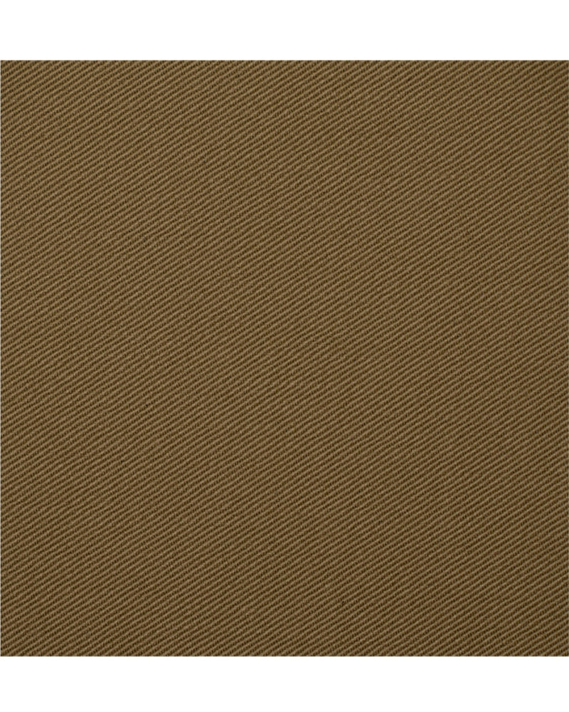 Close up view of custom Genoa Chino pants for men by Luxire in copper