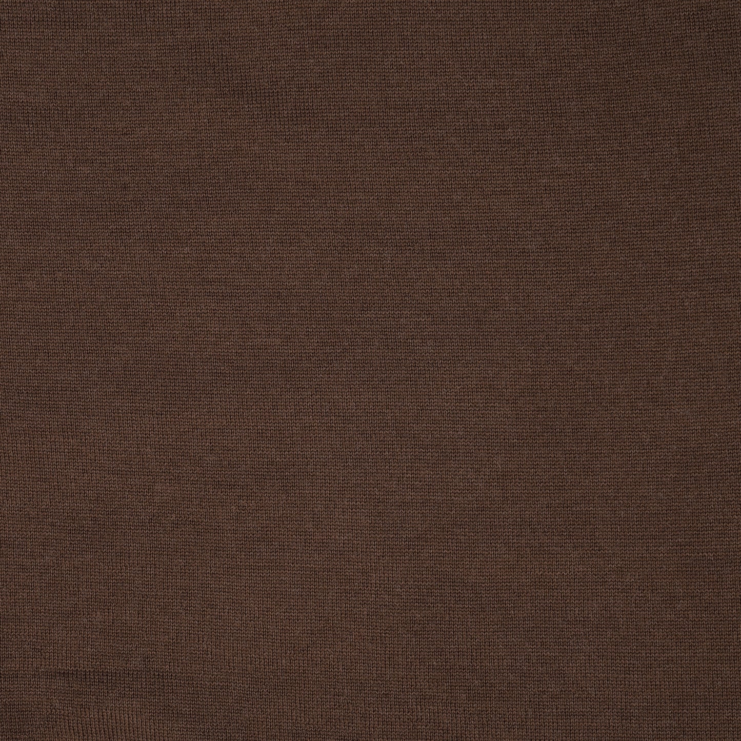 EZS Merino Wool Brown Long Sleeve Polo