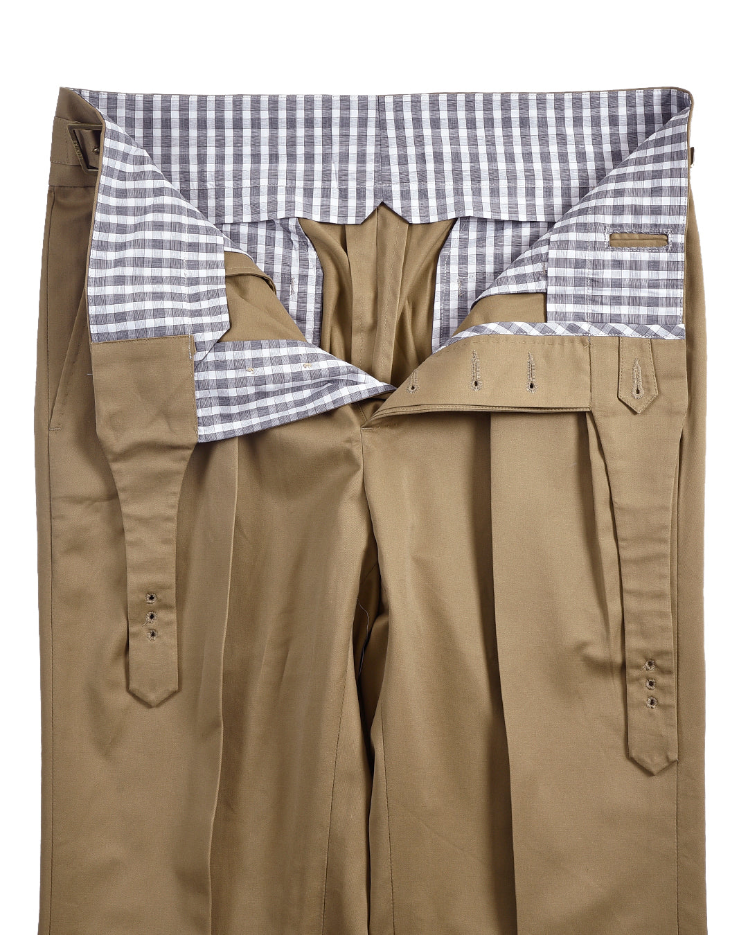 Gurkha Pant in Cotton Twill: Sand Fossil Beige