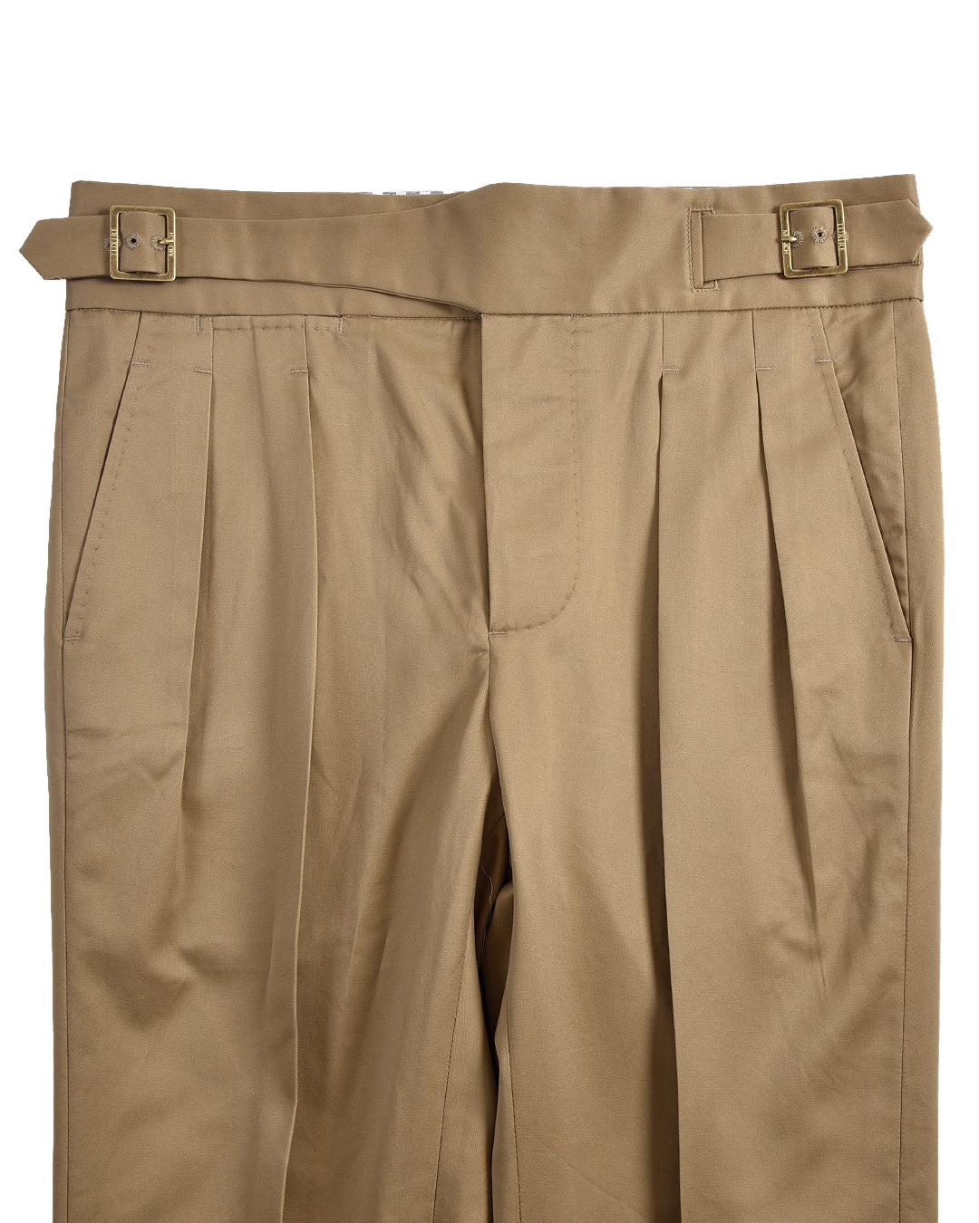 Gurkha Pant in Cotton Twill: Sand Fossil Beige