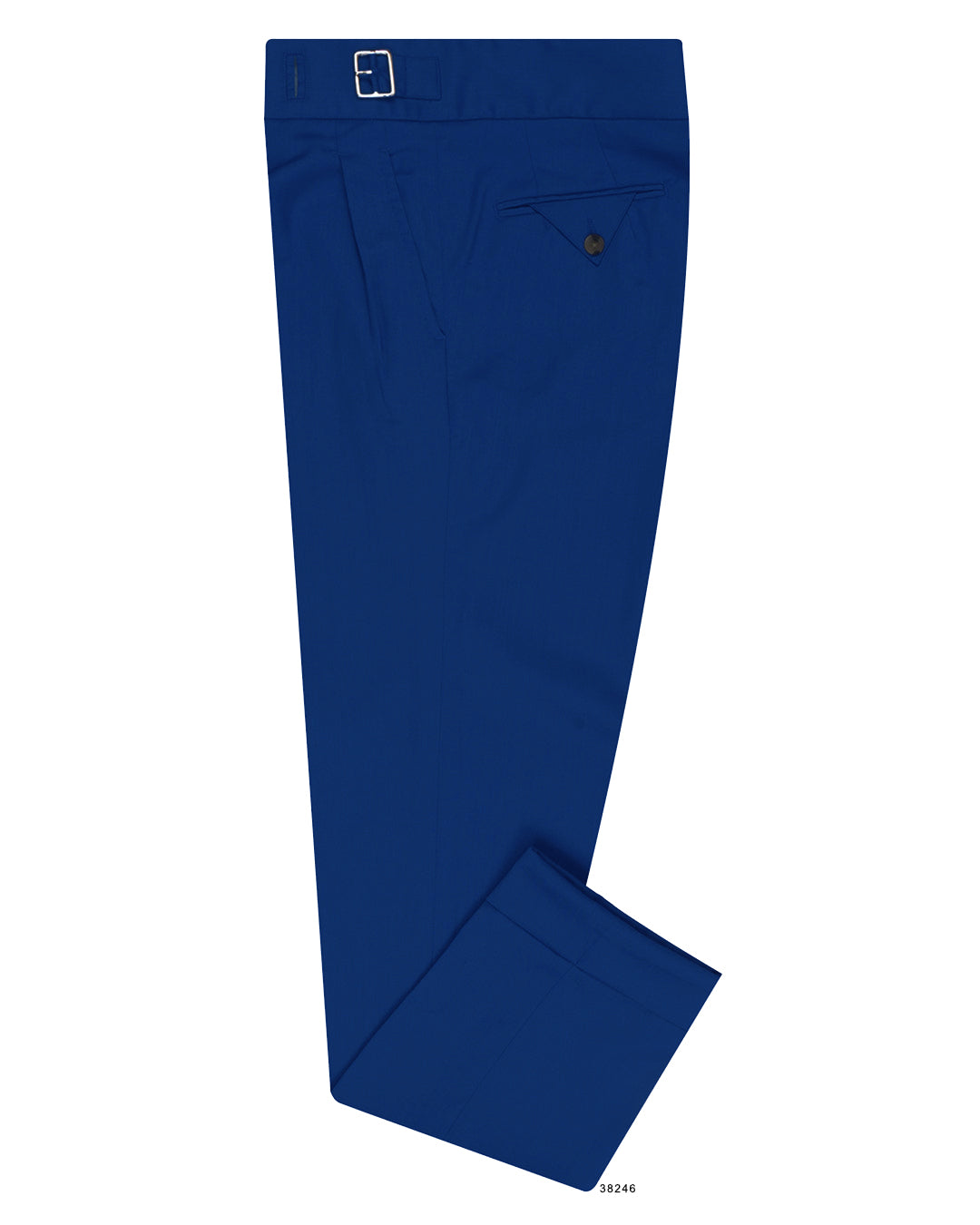 Gurkha Pant in VBC 100% Wool: Royal Blue Twill – Luxire Custom