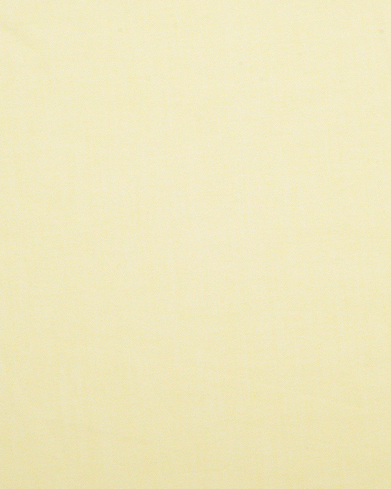 Close up of the custom oxford shirt for men by Luxire in light yellow