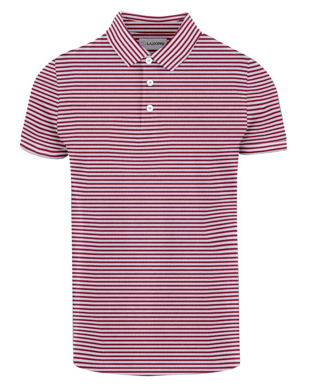 Red Candy Stripes Custom Men's Polo Shirt – Luxire Custom Clothing
