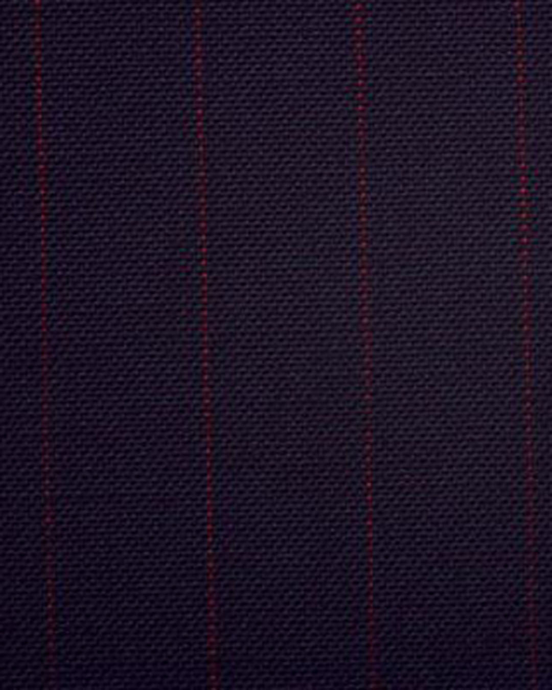 Dugdale Fine Worsted - Navy with Red Pin Stripe Jacket
