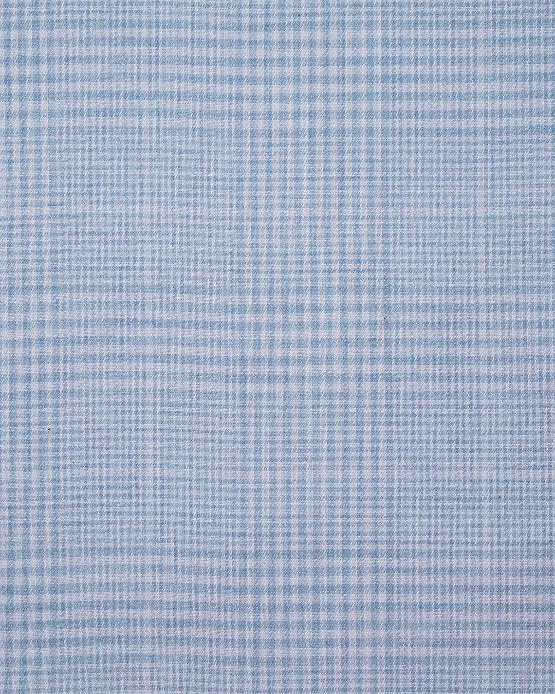 Light Blue and White Tattersall Checks