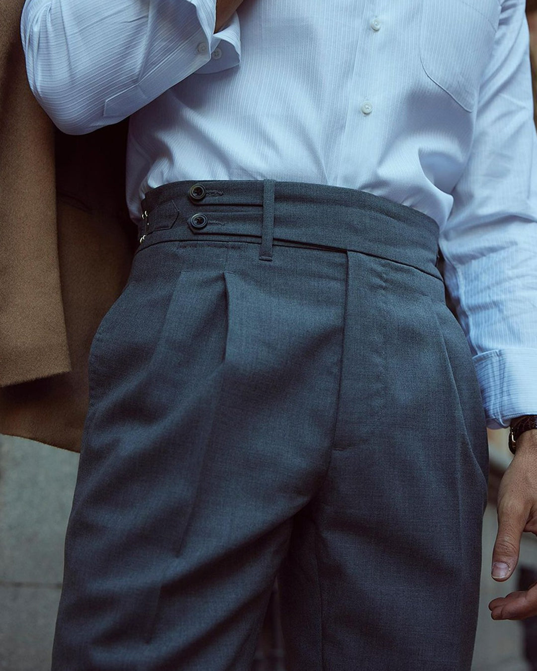 【MAISON MINED】25SS★ DOUBLE TUCK TAB PANTS MUSINSA | MAISON MINED DOUBLE TUCK TAB PANTS
