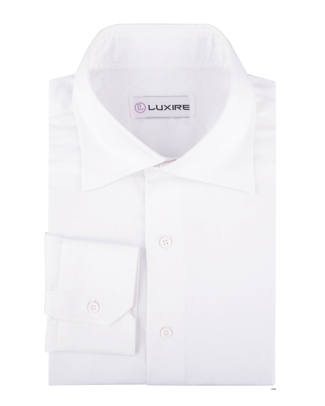 White Satin Dress Shirt