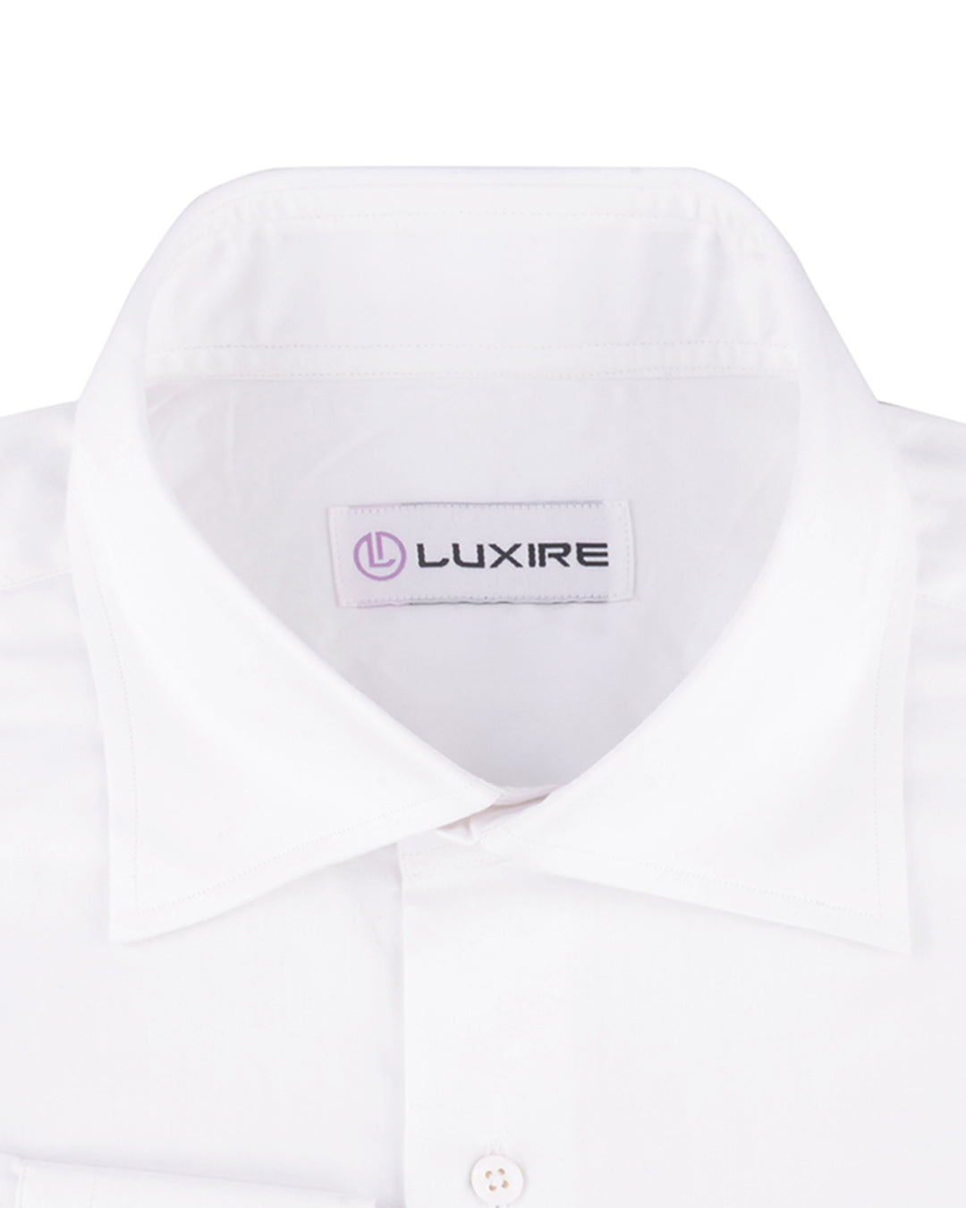 White Satin Dress Shirt