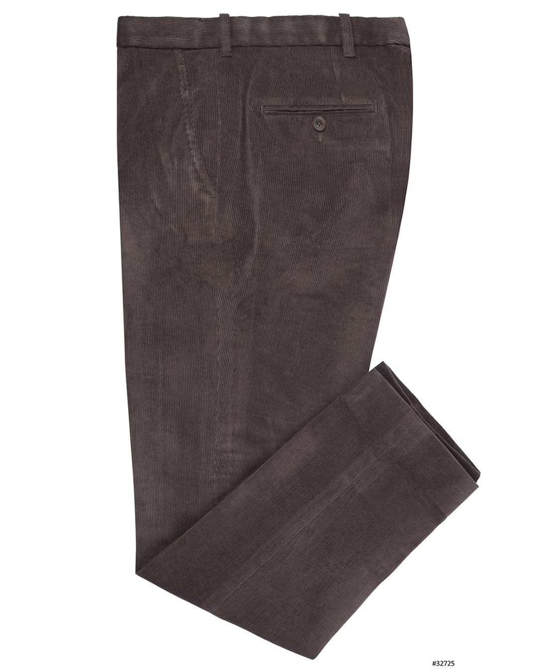 12.5 oz 8 Wale Corduroy Trousers - Black, Suit Pants Style