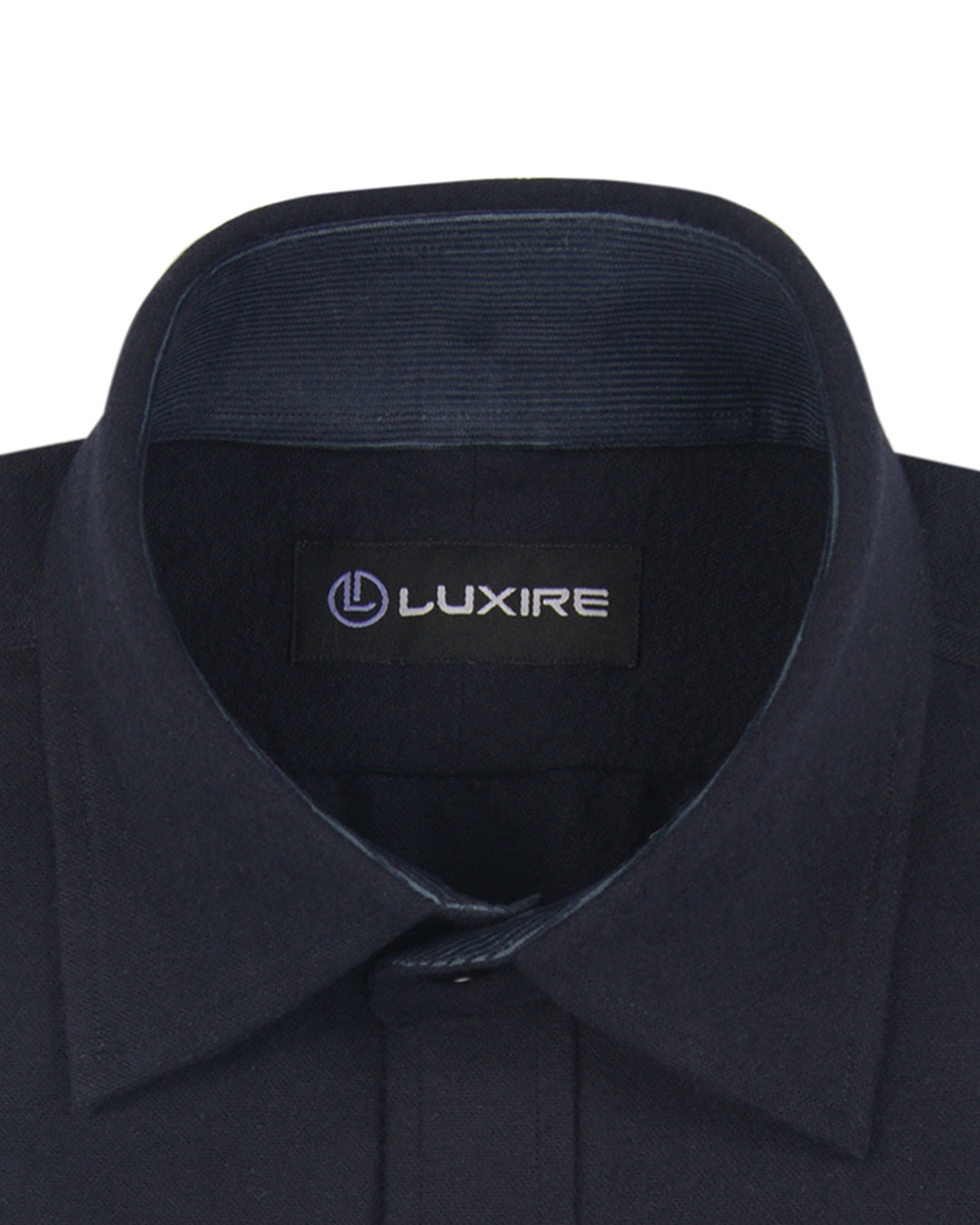 Dark Navy Flannel Work Shirt