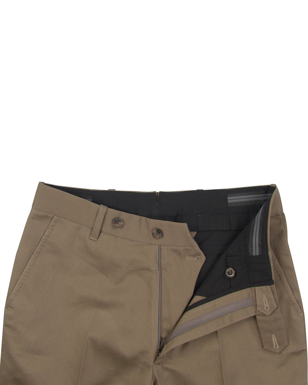 Drab Brown Twill Chino