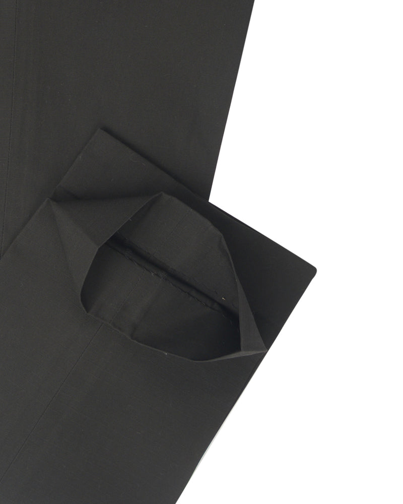 Black Ripstop Chino Pants
