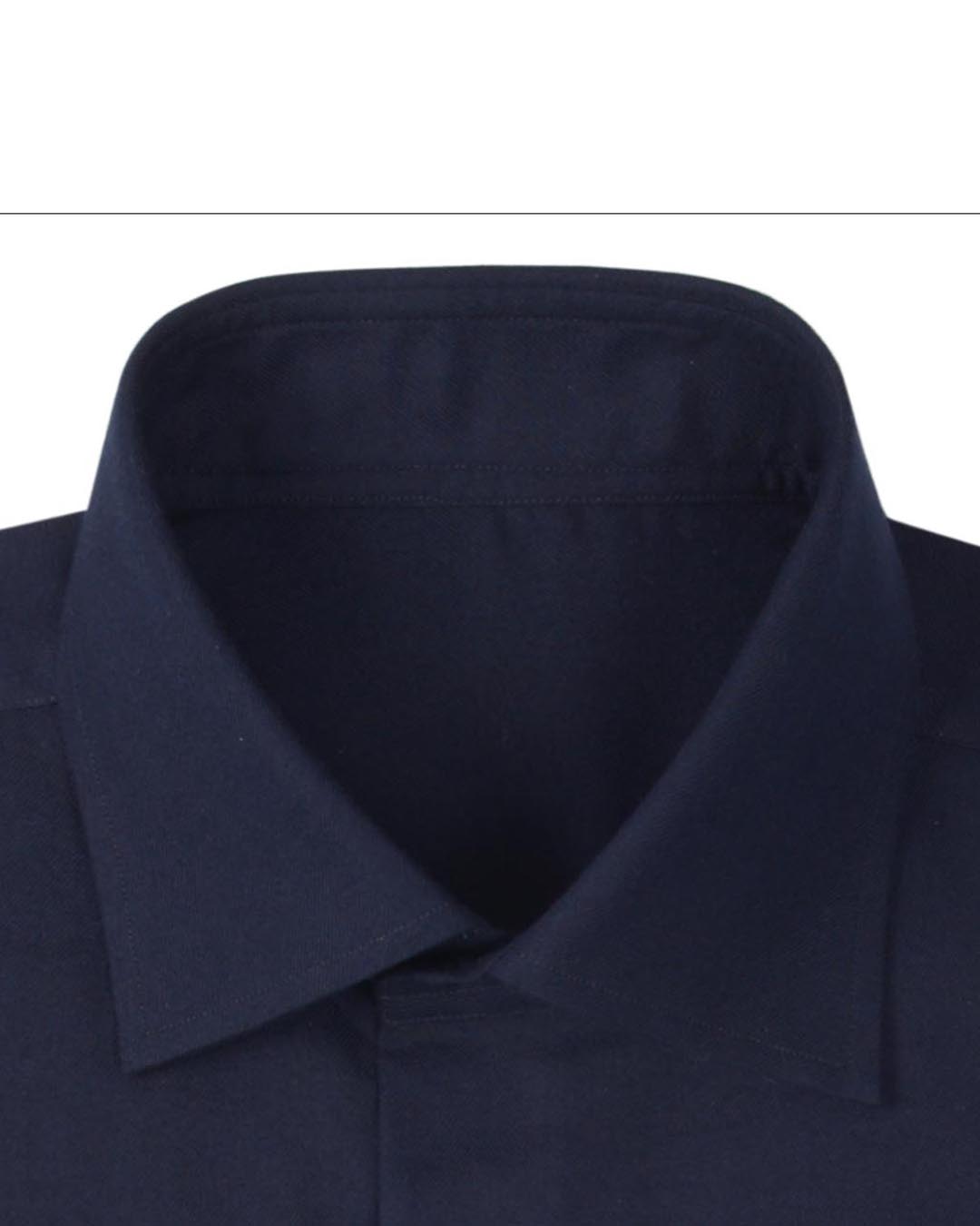 Cashmerello Alumo: Dark Navy Blue Cotton Twill