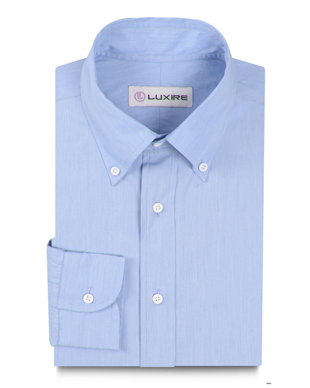 Blue Hairline Stripes Business Shirt