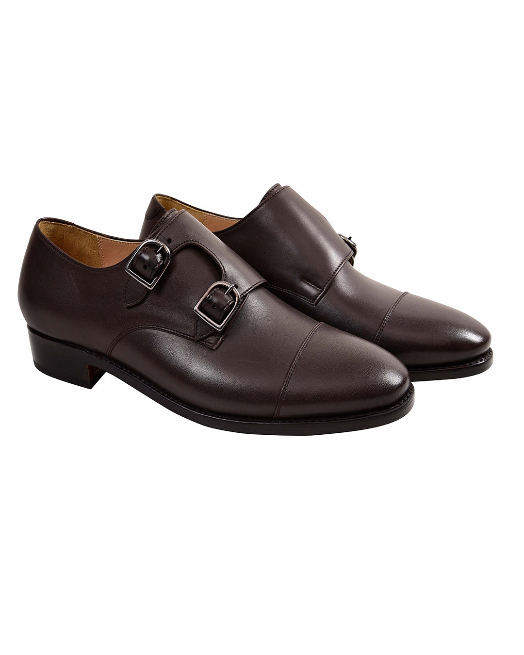 Double Monk Strap Brown