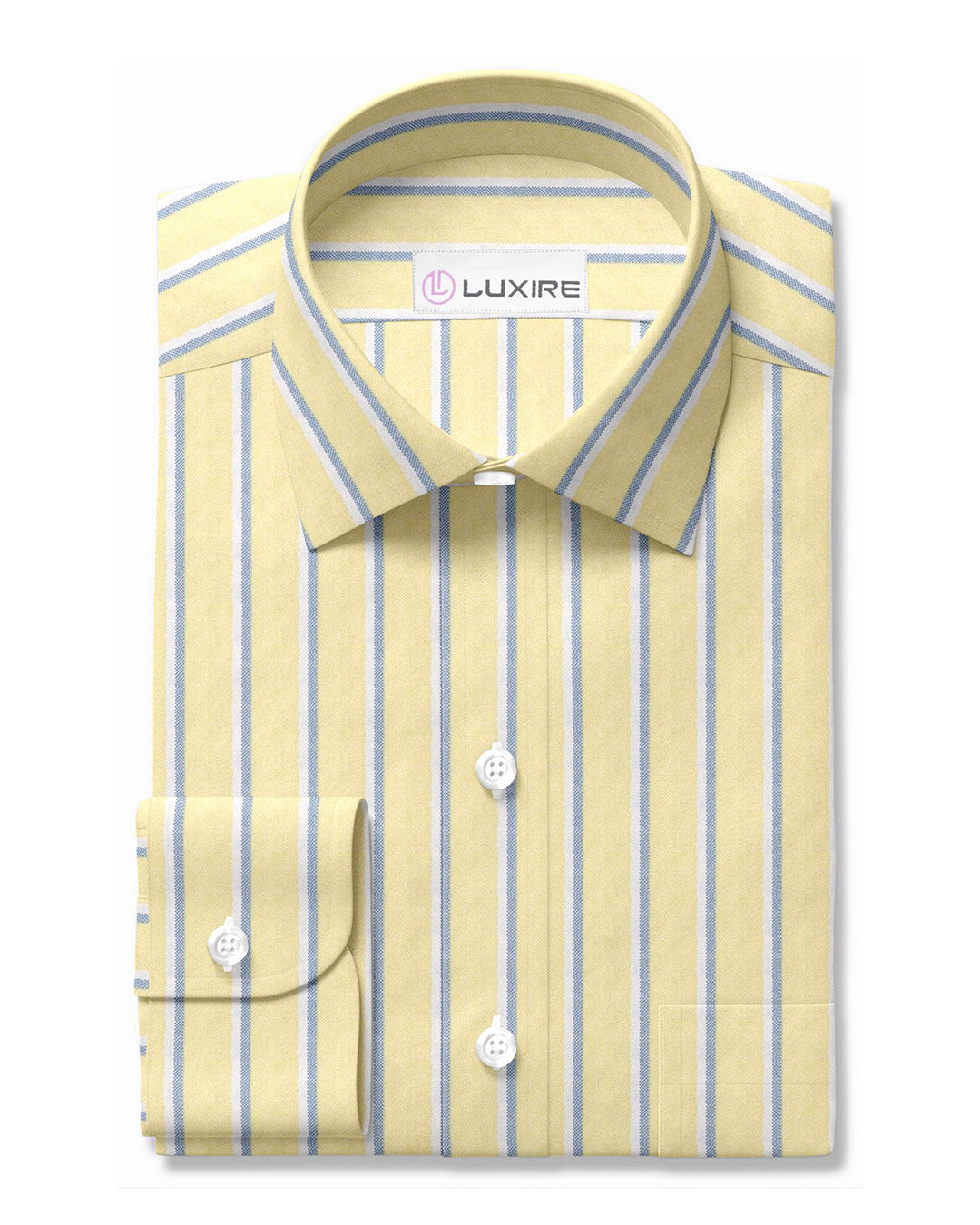 Oxford: Pale-yellow, Navy, White, Stripes