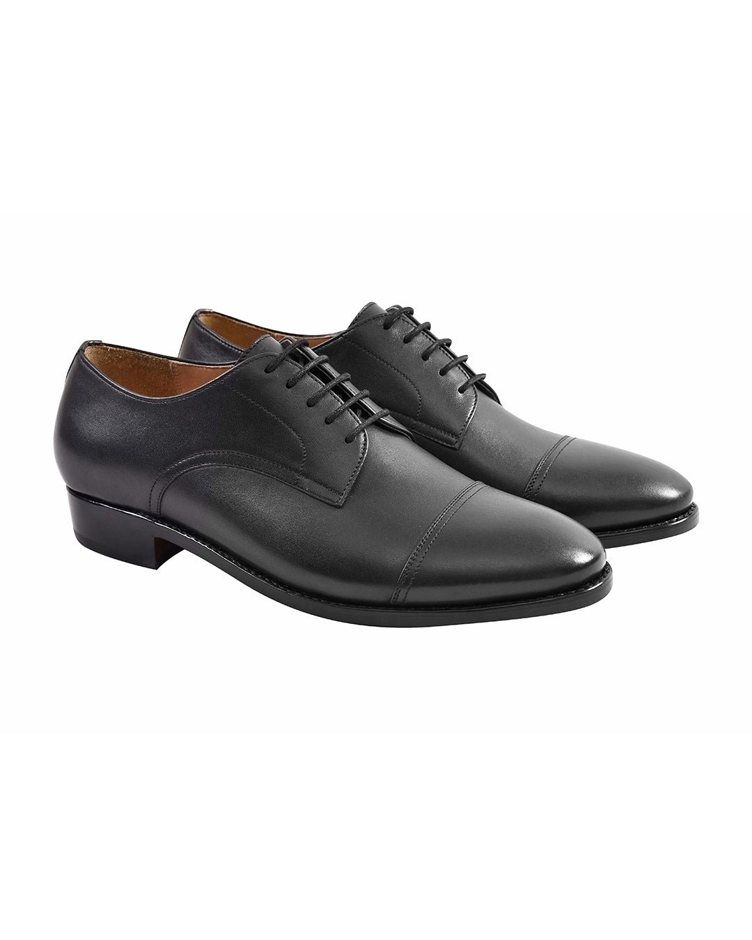 Captoe Derby Black