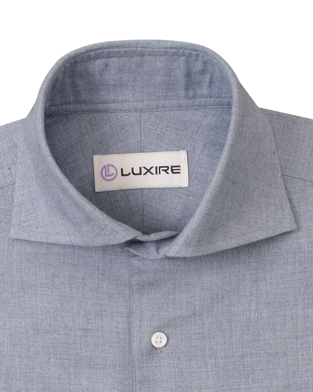 Cashmerello Alumo: Greyish Blue Cotton Twill