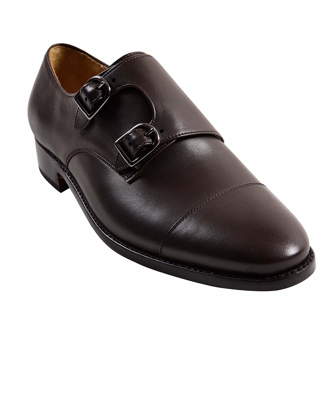 Double Monk Strap Brown