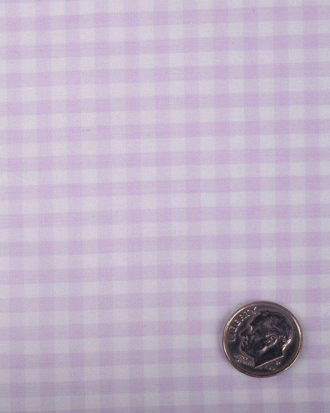 Albini: Light Violaceous Gingham Checks