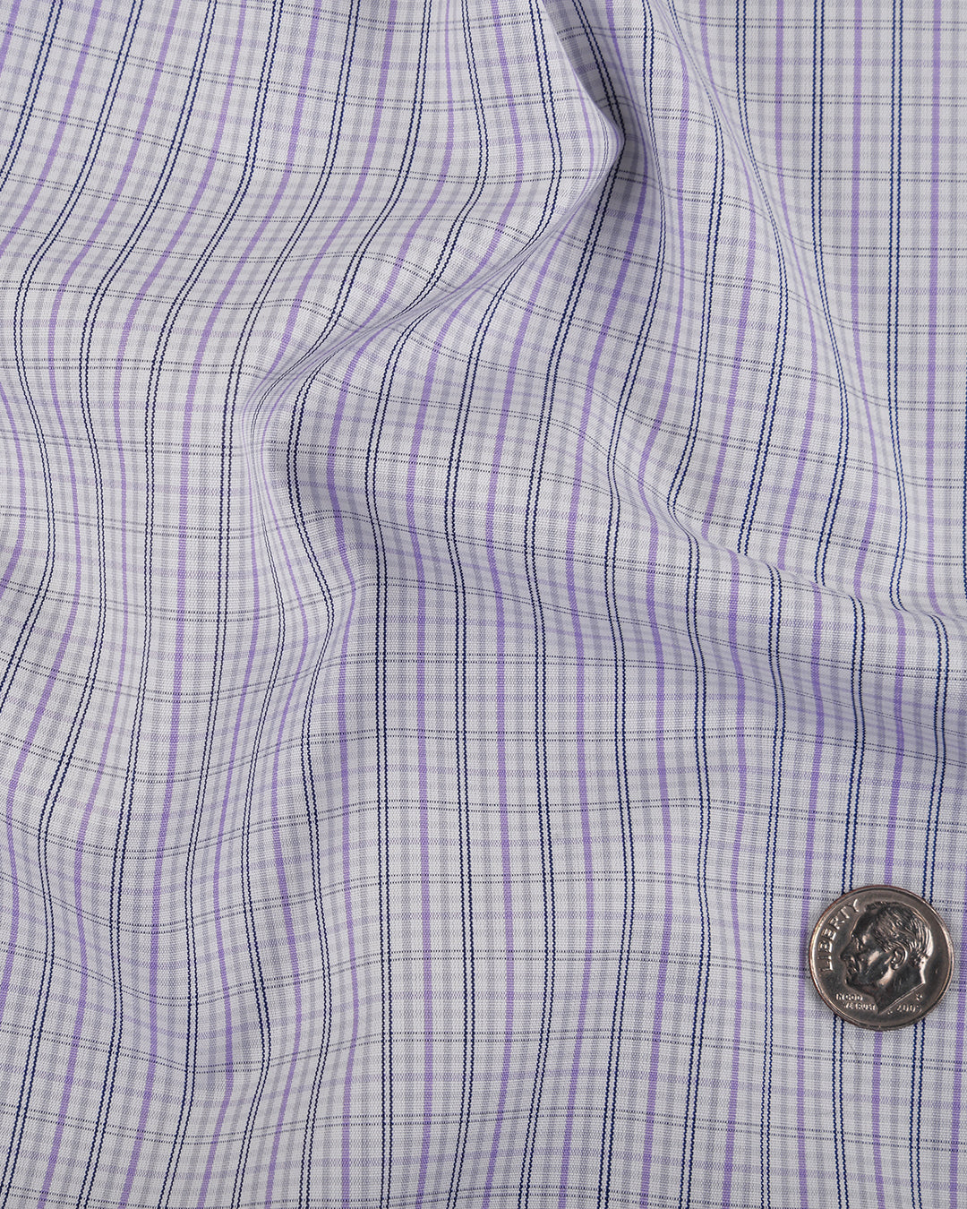 Alumo Navy and Purple Tattersall Checks