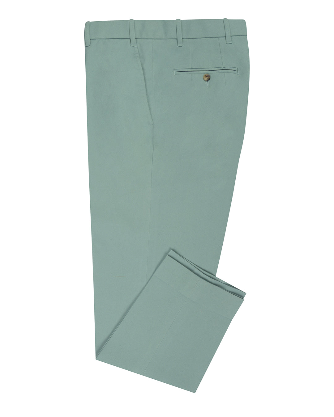 Aqua Blue Twill Chino