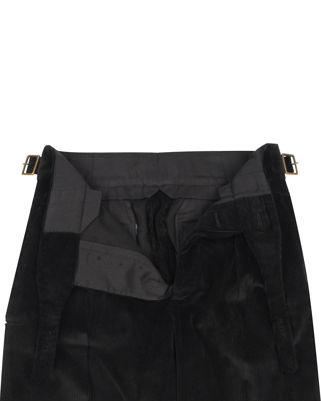 Brisbane Moss Black 10 Wale Corduroy