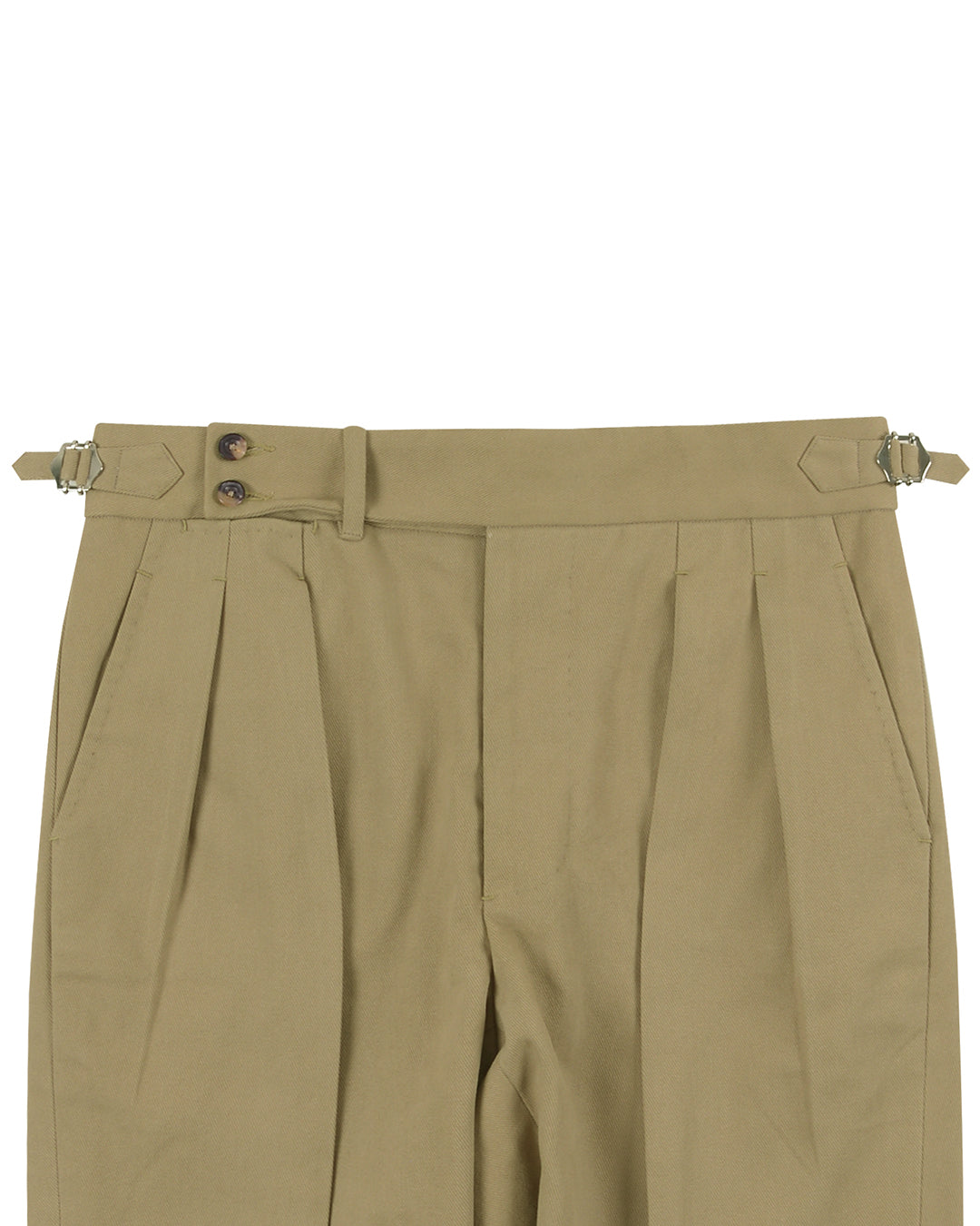 Brisbane Moss Khaki Heavy Cotton Twill
