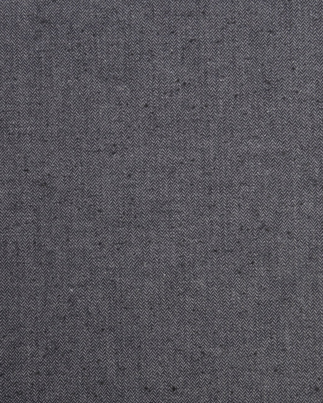 Denim: Indigo Grey Slub Herringbone