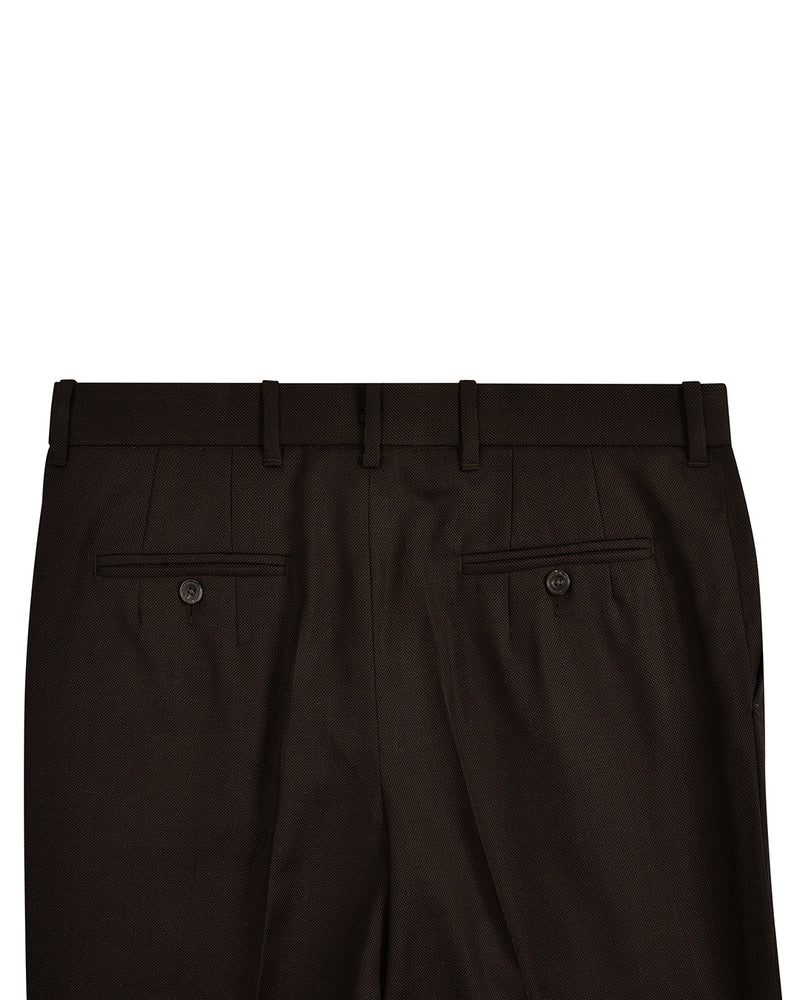 Easycare Wool: Brown Birdseye