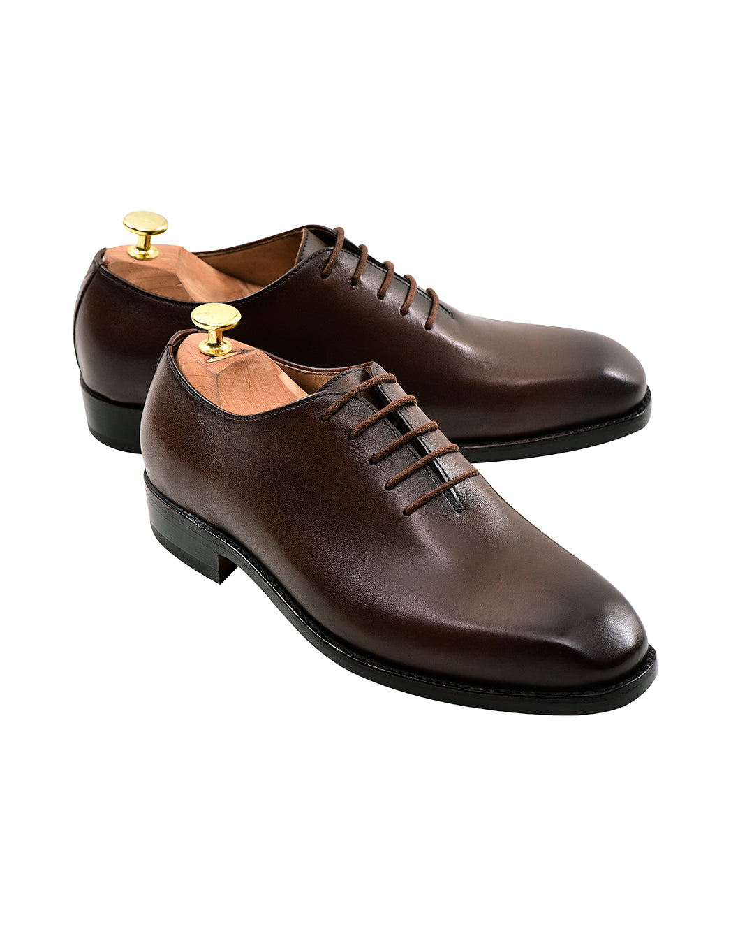 Wholecut Oxfords Brown Patina